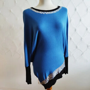 Countess Luann Asymmetrical Sweater / Size Small